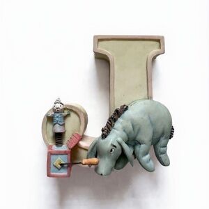 Vintage Classic Winnie The Pooh Letter “J” By Michel & Co Disney Nursery Letter